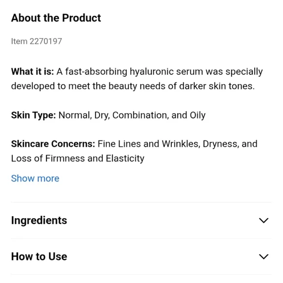 Dr. Barbara Sturm Darker Skin Tones Hyaluronic Serum 10ml - Picture 9 of 16